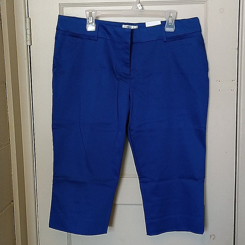 BNWT Ricki's Blue Capri Pants Size 14